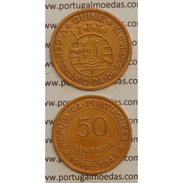 GUINÉ - 50 CENTAVOS BRONZE 1946 (MBC)
