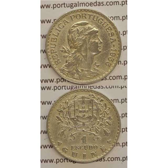 GUINÉ - 1$00 ALPACA 1933 (MBC+)