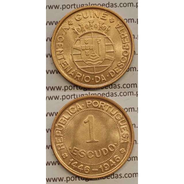 GUINÉ - 1$00 BRONZE 1946 (SOB)