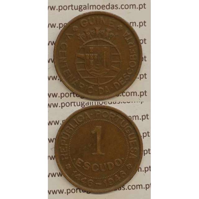 GUINÉ - 1$00 BRONZE 1946 (MBC+)