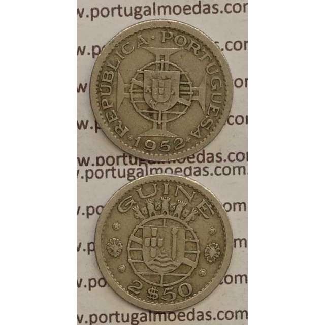 GUINÉ - 2$50 CUPRO-NÍQUEL 1952 (MBC)
