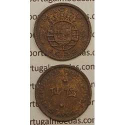 MACAU - 5 AVOS BRONZE 1952 (MBC+)