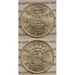 Macau 50 Avos 1972 Cuproníquel , Macao Portuguese Colony 50 avos 1972, (Soberba), Ex-Colónia Macau, World Coins Macao KM 7