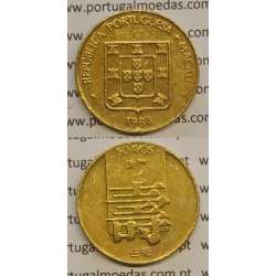 Macau 50 Avos 1984 Latão Níquel, Macao Portuguese Colony 50 avos 1984, (MBC), Ex-Colónia Macau, World Coins Macao KM 22 Macau 50 Avos 1984 Latão Níquel, Macao Portuguese Colony 50 avos 1984, (MBC), Ex-Colónia Macau, World Coins Macao KM 22