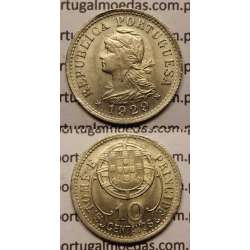 10 CENTAVOS ALPACA 1929 (BELA)