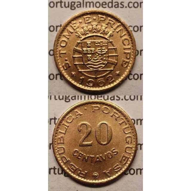 20 CENTAVOS BRONZE 1962 (BELA)