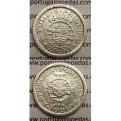 2$50 PRATA 1951 (BC+) S. TOMÉ E PRINCÍPE