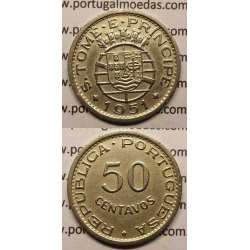 50 CENTAVOS ALPACA 1951 (MBC+) 50 CENTAVOS ALPACA 1951 (MBC+)