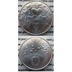 8 EUROS PRATA 2003 "FUTEBOL É PAIXÃO" (BELA/SOB)