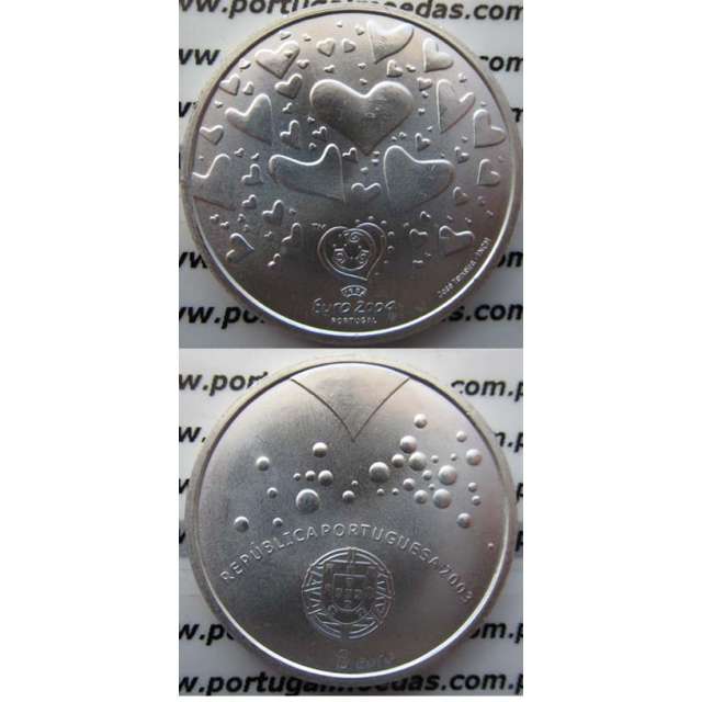 8 EUROS PRATA 2003 "FUTEBOL É PAIXÃO" (BELA/SOB)