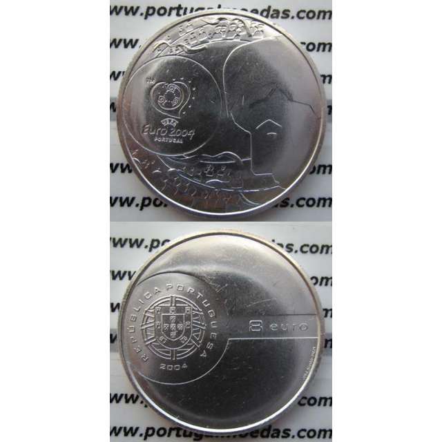 8 EUROS PRATA 2004 "O REMATE" (BELA/SOB)