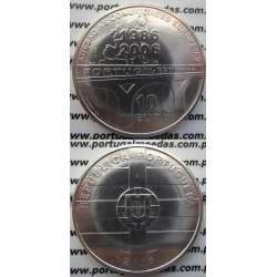 10 EUROS PRATA 2006 "ADESÃO DE PORTUGAL /ESPANHA ÁS COMUNIDADES EUROPEIAS" (BELA/SOB) 10 EUROS PRATA 2006 "ADESÃO DE PORTUGAL /ESPANHA ÁS COMUNIDADES EUROPEIAS" (BELA/SOB)