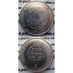 5 EUROS PRATA 2007 "FLORESTA LAURISSILVA" (BELA/SOB) 5 EUROS PRATA 2007 "FLORESTA LAURISSILVA" (BELA/SOB)