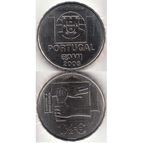 1,50 EUROS CUPRO-NIQUEL 2008 "AMI" (BELA/SOB)