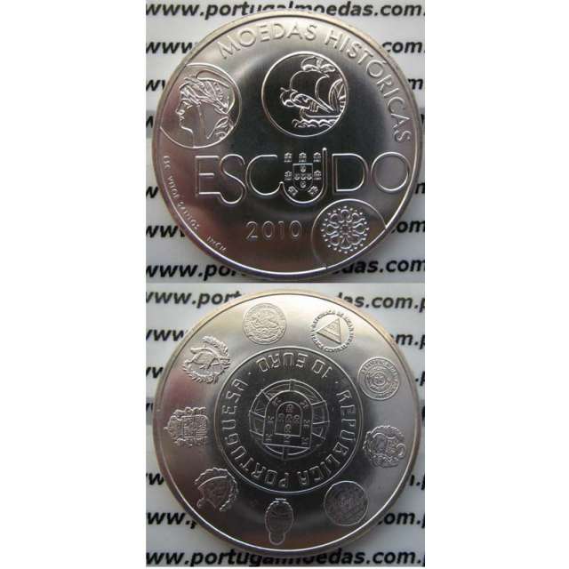 10 EUROS PRATA 2010 "O ESCUDO" (BELA/SOB)