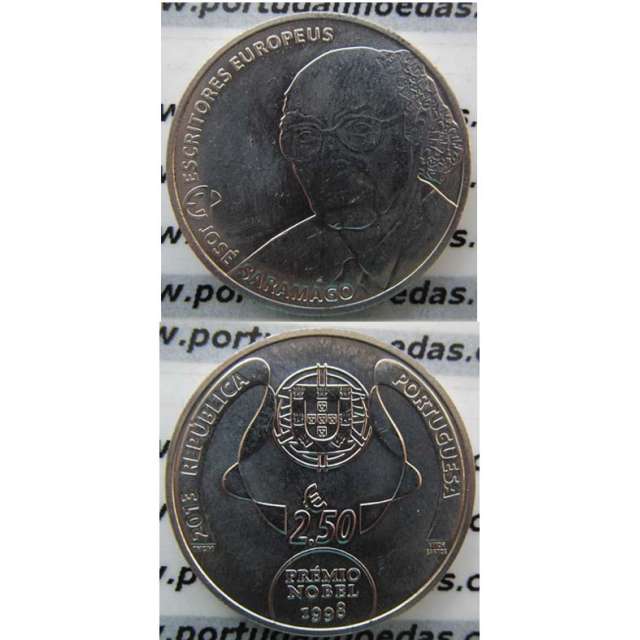 2,50 EUROS CUPRO-NÍQUEL 2013 "JOSÉ SARAMAGO " (BELA/SOB)