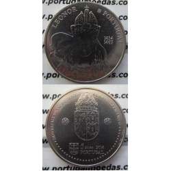 5 EUROS CUPRO-NÍQUEL 2014 "D.LEONOR DE PORTUGAL" (BELA/SOB) 5 EUROS CUPRO-NÍQUEL 2014 "D.LEONOR DE PORTUGAL" (BELA/SOB)