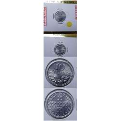 10 CENTAVOS ALUMÍNIO 1974 - EIXO VERTICAL 10 CENTAVOS ALUMÍNIO 1974 - EIXO VERTICAL