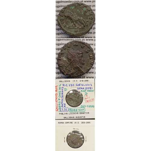 GALLIENUS - ANTONINIANO - GALLIENVS AVG / LIBERO P CONS AVG (267-268 d.C) (253 d.C A 268 d.C