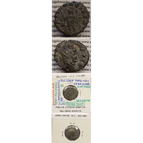GALLIENUS - ANTONINIANO - GALLIENVS AVG / MARTI PACIFERO (264-266 d.C) (253 d.C A 268 d.C