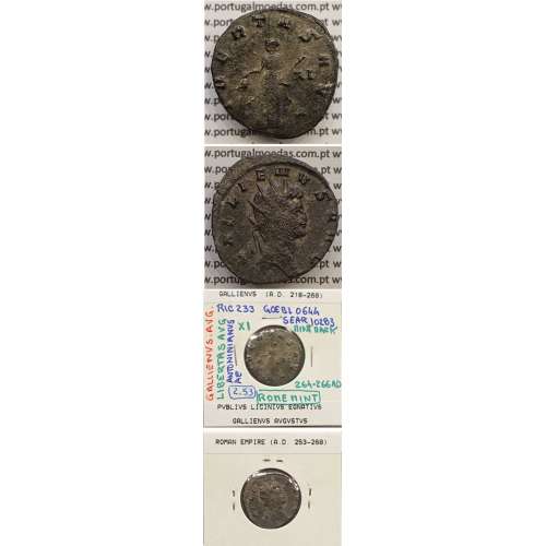GALLIENUS - ANTONINIANO - GALLIENVS AVG / LIBERTAS AVG (264-266 d.C) (253 d.C A 268 d.C