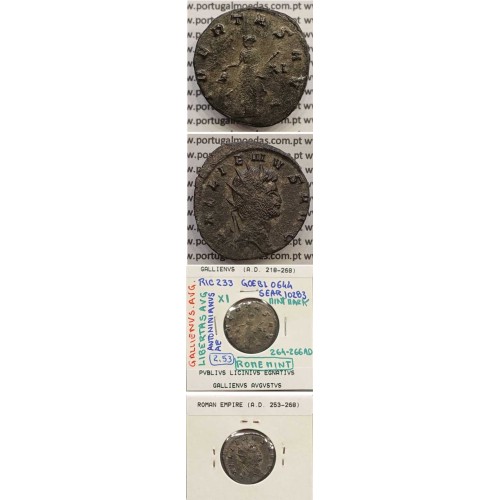 GALLIENUS - ANTONINIANO - GALLIENVS AVG / LIBERTAS AVG (264-266 d.C) (253 d.C A 268 d.C