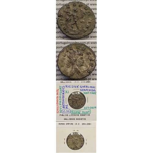 GALLIENUS - ANTONINIANO - GALLIENVS AVG / IOVI PROPVGNAT (264-266 d.C) (253 d.C A 268 d.C