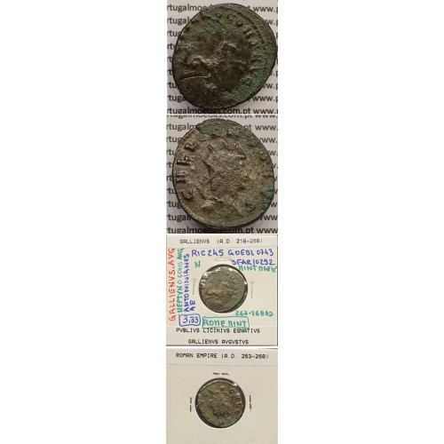 GALLIENUS - ANTONINIANO - GALLIENVS AVG / NEPTVNO CONS AVG (267-268 d.C) (253 d.C A 268 d.C )