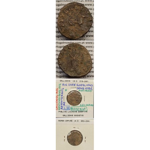 GALLIENUS - ANTONINIANO - GALLIENVS AVG / NEPTVNO CONS AVG (267-268 d.C) (253 d.C A 268 d.C )