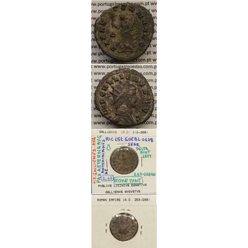 GALLIENUS - ANTONINIANO - IMP GALLIENVS AVG / PAX AETERNA AVG (260-268 d.C) (253 d.C A 268 d.C