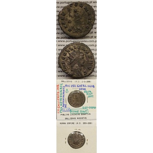 GALLIENUS - ANTONINIANO - IMP GALLIENVS AVG / PAX AETERNA AVG (260-268 d.C) (253 d.C A 268 d.C