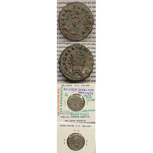 GALLIENUS - ANTONINIANO - IMP GALLIENVS AVG / PAX AETERNA AVG (260-268 d.C) (253 d.C A 268 d.C )