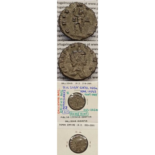 GALLIENUS - ANTONINIANO - GALLIENVS AVG / ORIENS AVG (264-266 d.C) (253 d.C A 268 d.C )