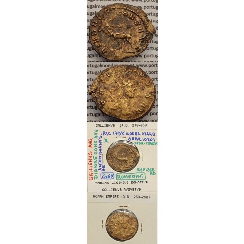 GALLIENUS - ANTONINIANO - GALLIENVS AVG / DIANAE CONS AVG (267-268 d.C) (253 d.C A 268 d.C )