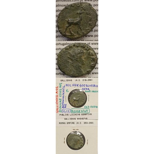 GALLIENUS - ANTONINIANO - GALLIENVS AVG / DIANAE CONS AVG (267-268 d.C) (253 d.C A 268 d.C )