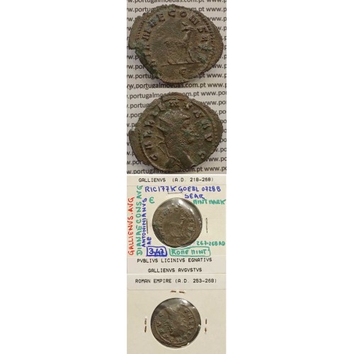 GALLIENUS - ANTONINIANO - GALLIENVS AVG / DIANAE CONS AVG (267-268 d.C) (253 d.C A 268 d.C )