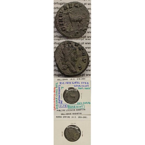 GALLIENUS - ANTONINIANO - GALLIENVS AVG / DIANAE CONS AVG (267-268 d.C) (253 d.C A 268 d.C )