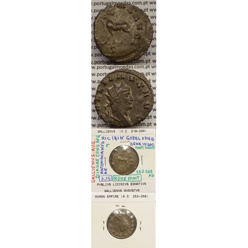 GALLIENUS - ANTONINIANO - GALLIENVS AVG / DIANAE CONS AVG (267-268 d.C) (253 d.C A 268 d.C )