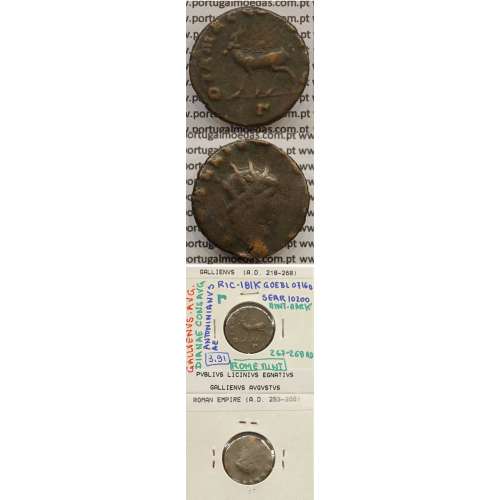 GALLIENUS - ANTONINIANO - GALLIENVS AVG / DIANAE CONS AVG (267-268 d.C) (253 d.C A 268 d.C )