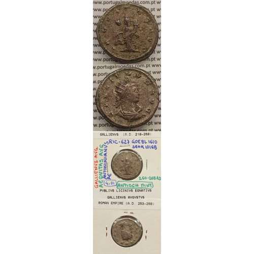 GALLIENUS - ANTONINIANO - GALLIENVS AVG / AEQVITAS AVG (260-268 d.C) (253 d.C A 268 d.C