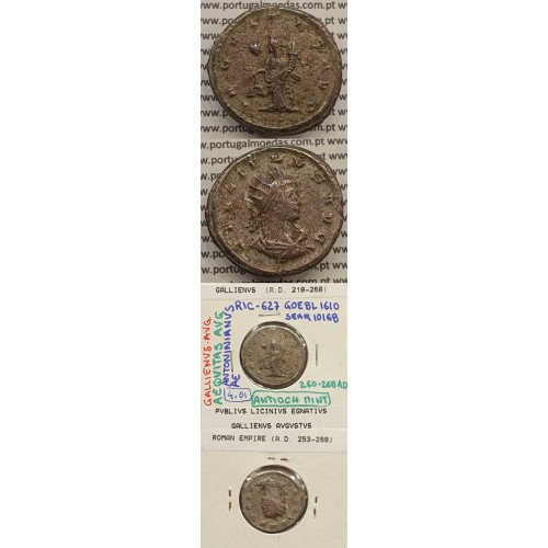 GALLIENUS - ANTONINIANO - GALLIENVS AVG / AEQVITAS AVG (260-268 d.C) (253 d.C A 268 d.C