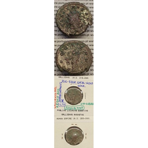 GALLIENUS - ANTONINIANO - GALLIENVS AVG / AEQVIT AVG (260-268 d.C) (253 d.C A 268 d.C )
