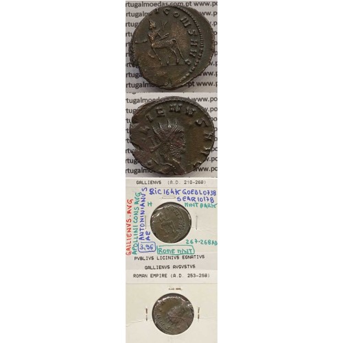 GALLIENUS - ANTONINIANO - GALLIENVS AVG / APOLLINI CONS AVG (267-268 d.C) (253 d.C A 268 d.C