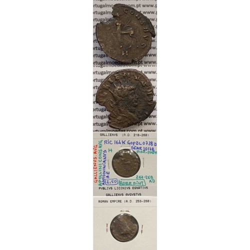 GALLIENUS - ANTONINIANO - GALLIENVS AVG / APOLLINI CONS AVG (267-268 d.C) (253 d.C A 268 d.C )
