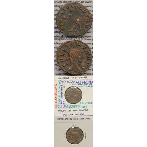 GALLIENUS - ANTONINIANO - GALLIENVS AVG / APOLLINI CONS AVG (267-268 d.C) (253 d.C A 268 d.C )