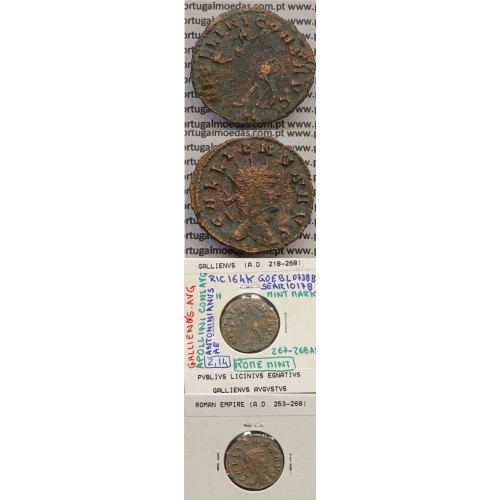 GALLIENUS - ANTONINIANO - GALLIENVS AVG / APOLLINI CONS AVG (267-268 d.C) (253 d.C A 268 d.C )