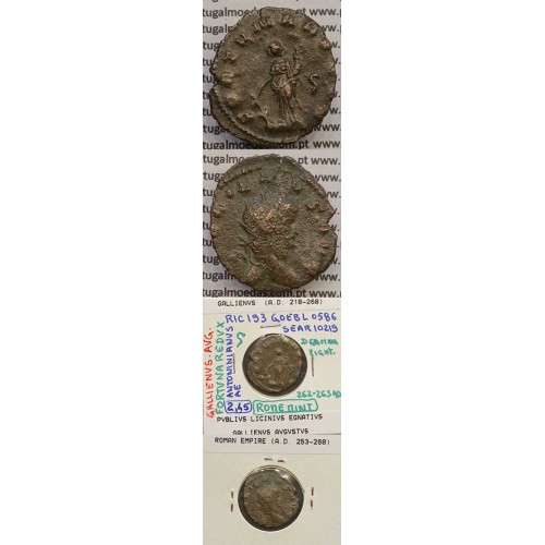 GALLIENUS - ANTONINIANO - GALLIENVS AVG / FORTVNA REDVX (262-263 d.C) (253 d.C A 268 d.C