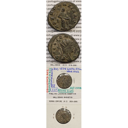 GALLIENUS - ANTONINIANO - GALLIENVS AVG / ABVNDANTIA AVG (265-267 d.C) (253 d.C A 268 d.C )