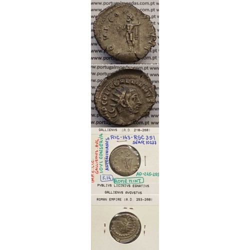 GALLIENUS - ANTONINIANO AR - IMP C LIC GALLIENVS AVG / IOVI CONSERVA (245-255 d.C) (253 d.C A 268 d.C