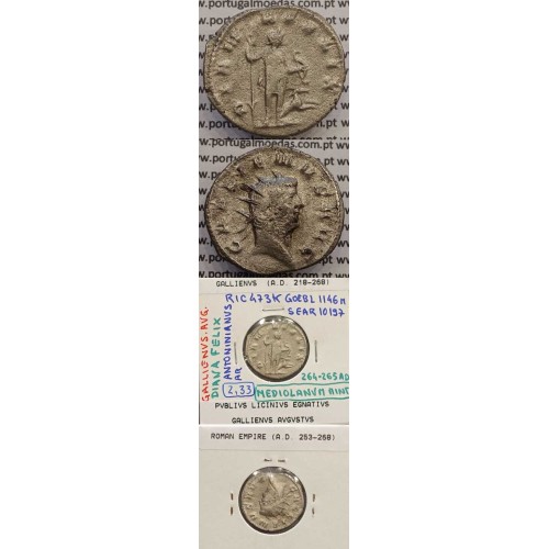 GALLIENUS - ANTONINIANO - GALLIENVS AVG / DIANA FELIX (264-265 d.C) (253 d.C A 268 d.C